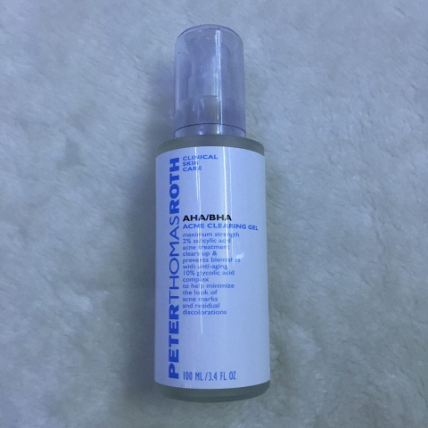 Sữa Rửa Mặt Peter Thomas Roth AHA/BHA Acne Clearing Gel