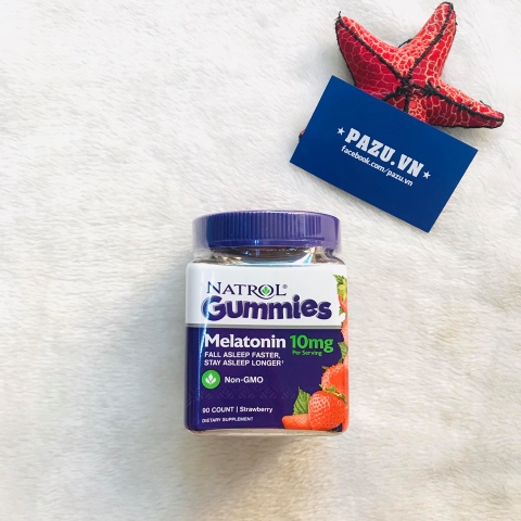 Kẹo dẻo ngủ ngon Natrol Gummies Melatonin