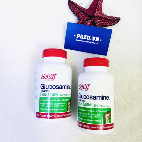 Thuốc Bổ Khớp Schiff Glucosamine Plus MSM 1500mg