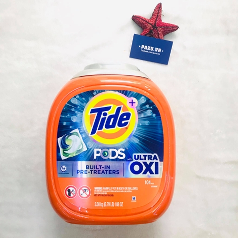 Viên giặt Tide Pods Ultra Oxi