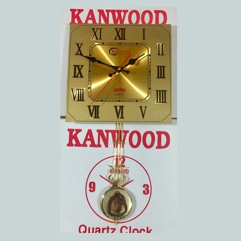 Bộ lắc 5 món kích thước 28cm số la mã. kim trôi Kanwood