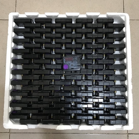 Bộ 100 máy đồng hồ treo tường kim trôi loại thường 1288 trục 5mm không kim