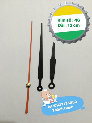 kim số 46 dài 12 cm