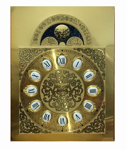 Mặt số tủ đứng Vuông 30x40cm-China Bông Hột ngọc
