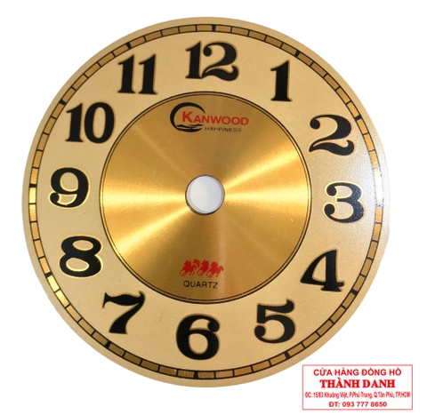 Mặt số thiếc tròn 20cm số Học trò