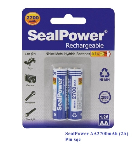 SealPower AA2700mAh (pin sạc 2A)