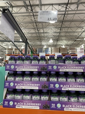 Viên uống chống Oxy hóa Nature's Truth Sambucus Black Elderberry (mua hộ)