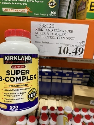 Viên uống bổ sung Vitamin Tổng Hợp Kirkland Super B-Complex With Electrolytes (mua hộ)