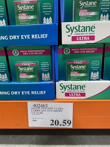 Nhỏ mắt Systane ultra High Performing Dry Eye Relief (mua hộ)