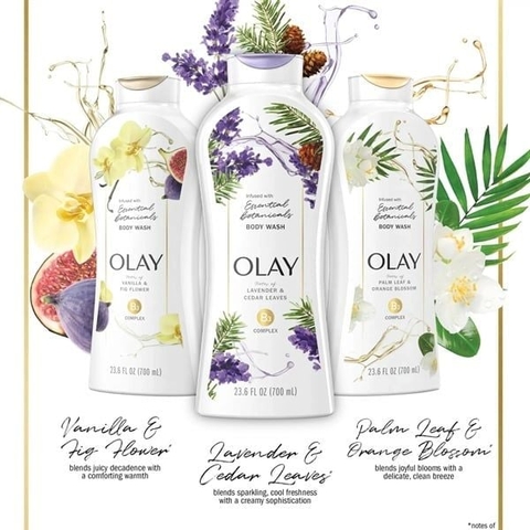 Sữa tắm Olay Fresh Outlast Body Wash 700ml của Mỹ