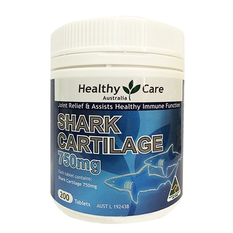 Healthy Care Shark Cartilage 750mg 200 viên của Úc