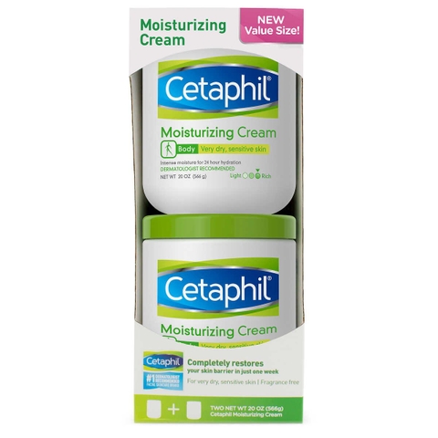 KEM DƯỠNG DA CETAPHIL MOISTURIZING CREAM .566 G MẪU MỚI