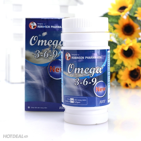 VIÊN NANG OMEGA 3-6-9 – BẢO VỆ TRÁI TIM KHỎE MẠNH SP CỦA ROBINSON PHARMA USA