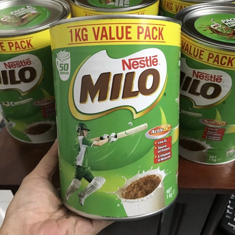 SỮA BỘT CACAO MILO ÚC VALUE PACK 1KG