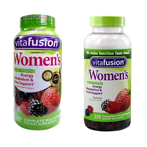 Kẹo Dẻo Của Mỹ Dành Cho Phụ Nữ Vitafusion Women’s Multivitamin 220 Viên
