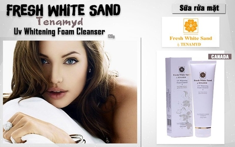 SỮA RỬA MẶT FRESH WHITE SAND TENAMYD UV WHITENING FOAM CLEANSER