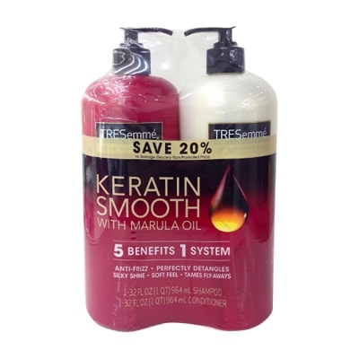 Bộ dầu gội và xả TRESemmé Keratin Smooth