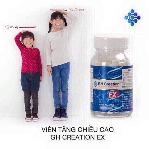 VIÊN UỐNG TĂNG CHIỀU CAO GH GIÚP TĂNG TỪ 3-5CM