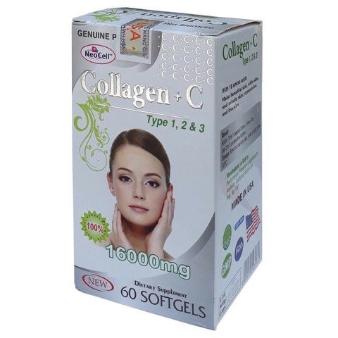 Viên uống Collagen-C Tab trẻ hóa da, giảm nếp nhăn 100 viên