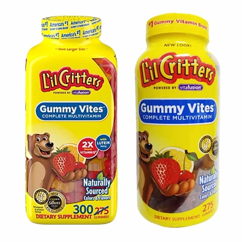 Kẹo Dẻo Vitamin Của Mỹ LilCritters Gummy Vites Cho Trẻ 300 Viên