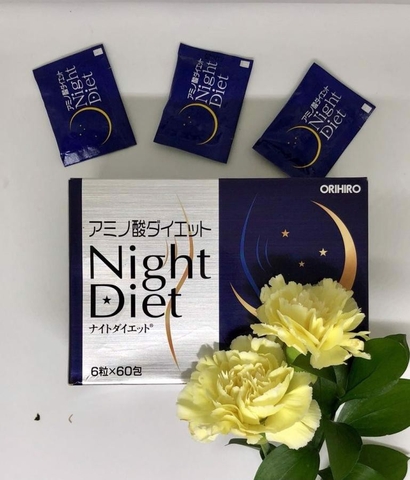 Viên Uống Giảm Cân Orihiro Night Diet (60 gói)