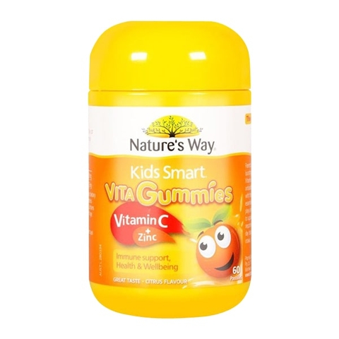 Kẹo dẻo bổ sung vitamin C + kẽm Nature's Way 60 viên