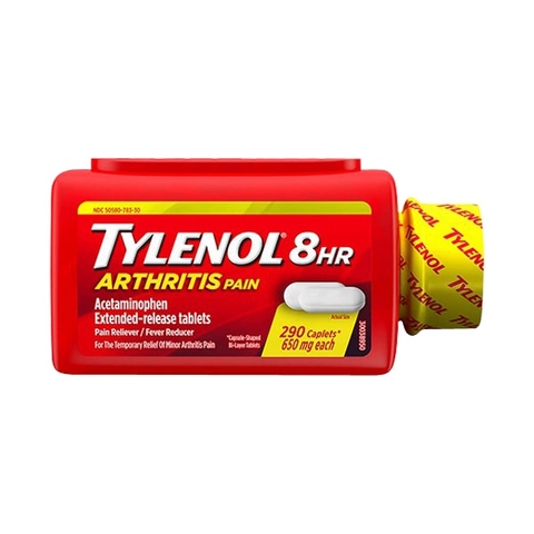 Viên uống giảm đau Tylenol 8Hr Arthritis Pain 650mg 225 viên ( Mỹ )