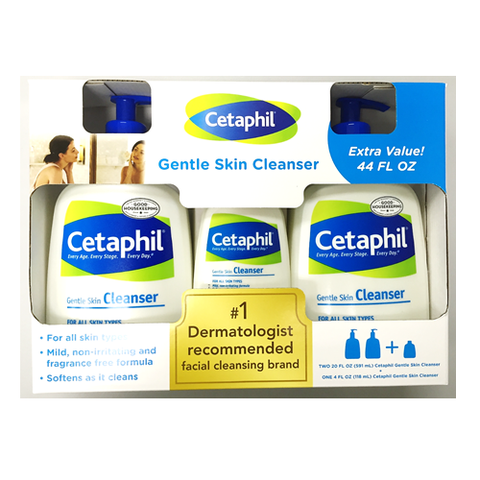 SÉT SỮA RỬA MẶT CETAPHIL GENTLE SKIN CLEANSER  500 ml