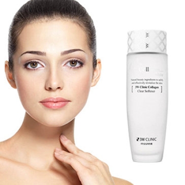 Nước hoa hồng dưỡng trắng da 3W Clinic Collagen Etra 150ml