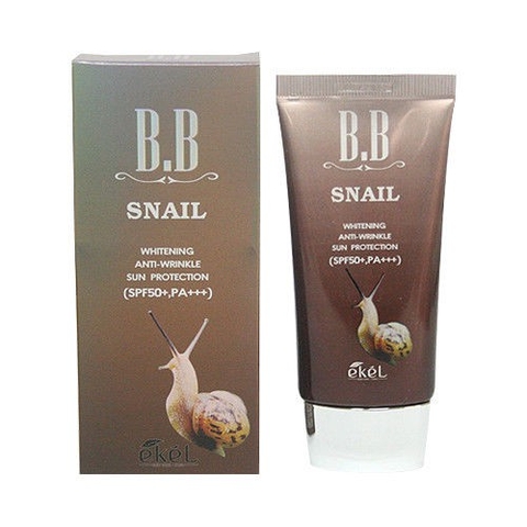kem nền trang điểm Ekel BB Cream Snail