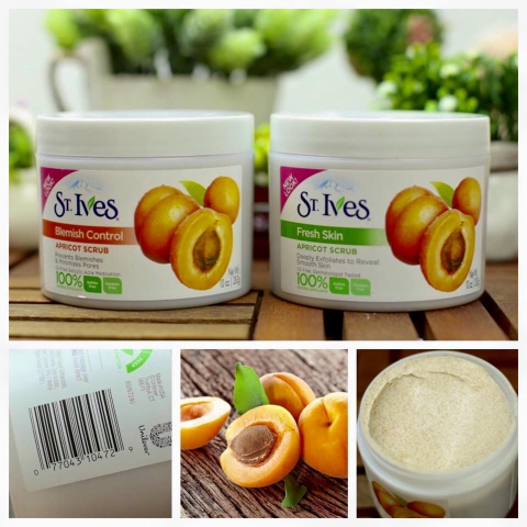 Tẩy da chết ST.Ives Acne Control Apricot Scrub - Hũ 283g - ( Quả Mơ )