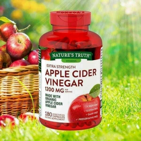 Review viên giấm táo giảm cân Apple Cider Vinegar 1200mg