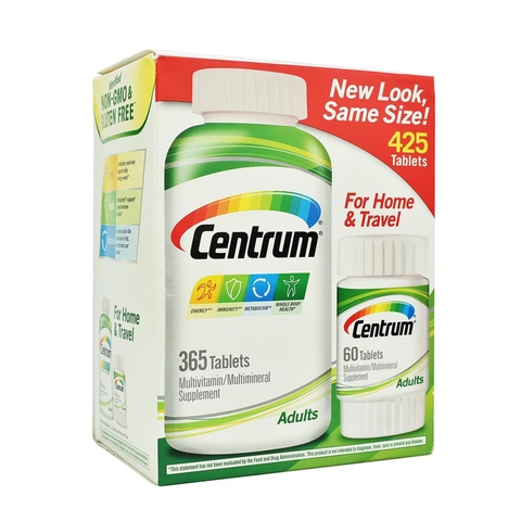 Centrum multivitamin 365 viên của Mỹ - Vitamin cho người dưới 50 tuổi