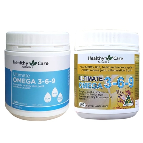 Healthy Care Ultimate Omega 3-6-9 200 viên của Úc