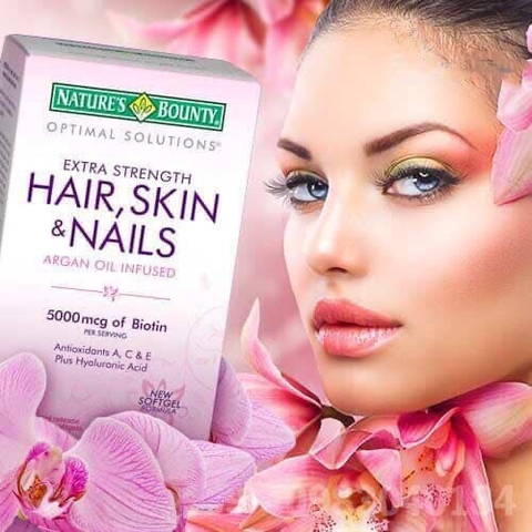 Hair skin nail Nature's Bounty 250 viên:boom:Hair s:boom: – Viên uống đẹp da, tóc,móng