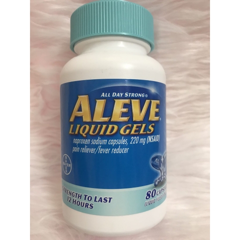 THUỐC GIẢM ĐAU ALEVE LIQUID GELS (80 VIÊN)