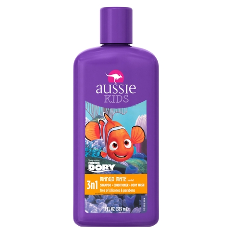 TẮM GỘI XẢ 3 IN 1 CHO BÉ AUSSIE KIDS SHAMPOO CONDITIONER BODY WASH