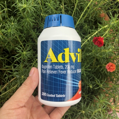 Thuốc giảm đau hạ sốt Advil 300 viên của Mỹ