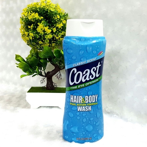 Coast 946ml sữa tắm gội coast nam 2in1