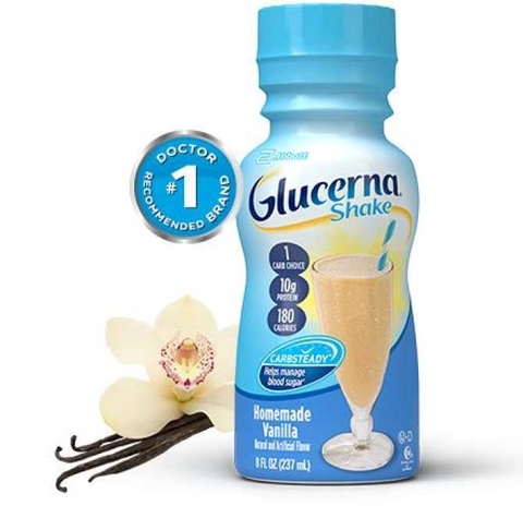 Sữa Cho Người Tiểu đường Glucerna Vanilla Shake Abbott Hoa Kỳ 237ml Của Mỹ