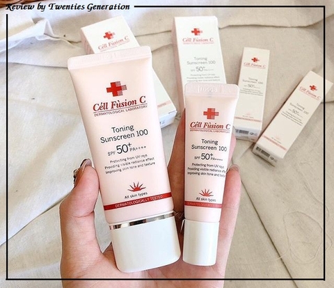 Kem Chống Nắng Cell Fusion C Toning Suncream SPF50+ PA+++