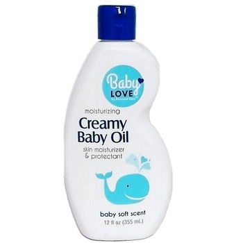 KEM DƯỠNG ẨM NHẸ NHÀNG CHO DA EM BÉ BABY LOVE CREAMY BABY OIL 355 ML