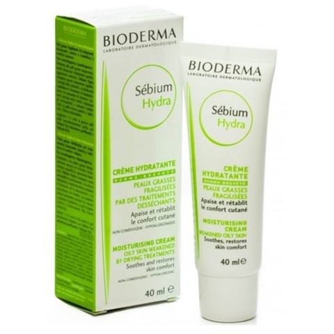 KEM CHĂM SÓC DA MỤN VÀ DA KÍCH ỨNG BIODERMA SEBIUM HYDRA 40ML