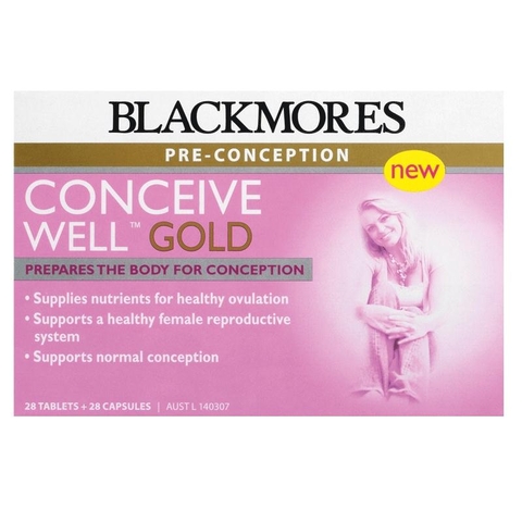VIÊN UỐNG TĂNG KHẢ NĂNG THỤ THAI BLACKMORES CONCEIVE WELL GOLD