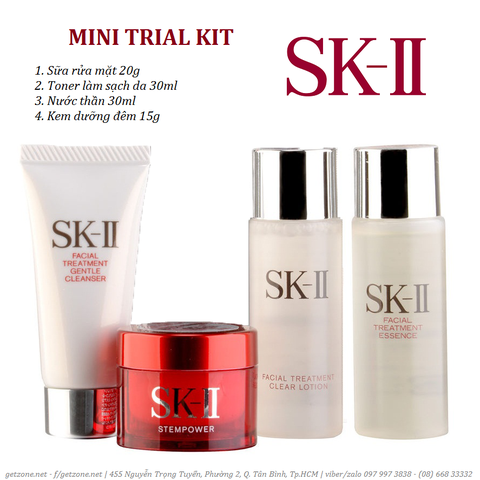 BỘ DƯỠNG DA SK-II ESSENTIAL TRAVEL KIT