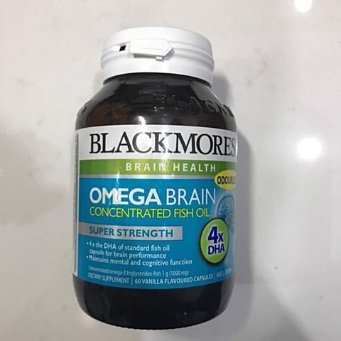 THUỐC BỔ NÃO BLACKMORE OMEGA BRAIN 4XDHA 60 VIÊN