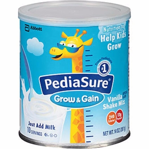 Sữa PediaSure Grow & Gain 400g giúp tăng trưởng chiều cao vượt trội của Abbott Mỹ