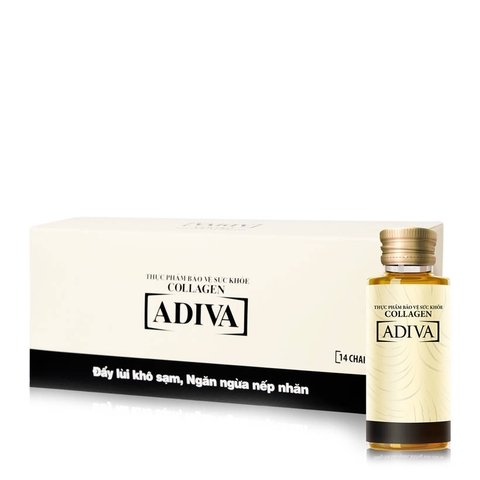 CCOLLAGEN ADIVA DẠNG NƯỚC GIÚP CẢI THIỆN VÙNG DA KHÔ SẠM, NÁM - 14 LỌ / HỘP