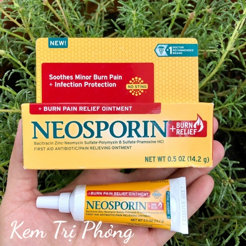 KEM MỠ ĐIỀU TRỊ VẾT THƯƠNG NEOSPORIN + VẾT PHỎNG