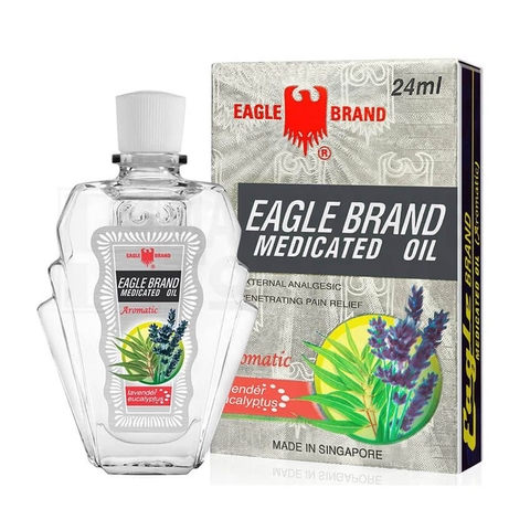 Dầu gió Con Ó Singapore Eagle Brand 3ml hương oải hương